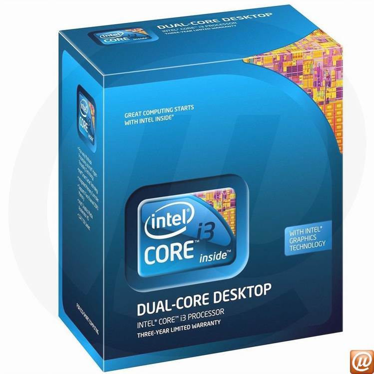 BX80616I3550 - Processador Box Original Intel Core i3-3.20GHz 4MB 1333MHz i3 550 LGA1156
